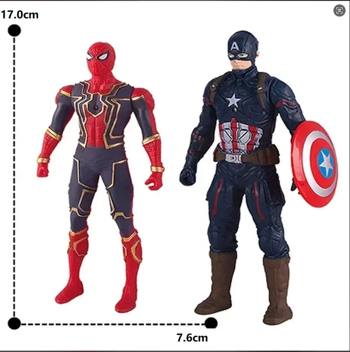 Marvel Figures Spiderman Hulk Action Figure Iron Man Kids Toy