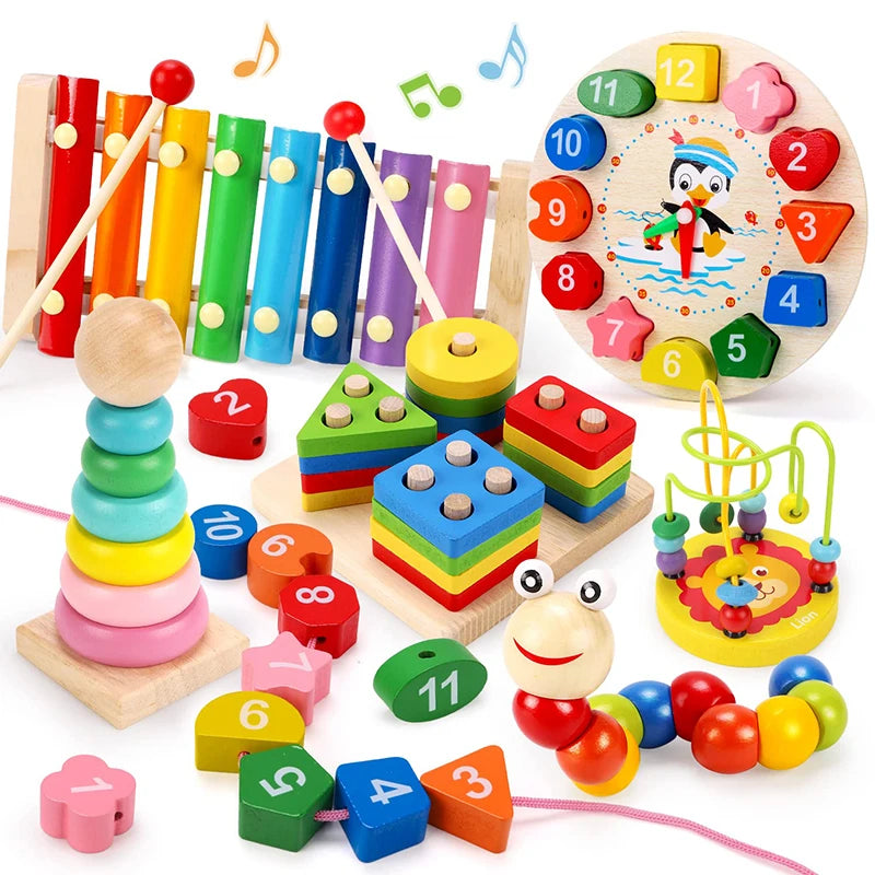 Montessori Wooden Toys for Babies