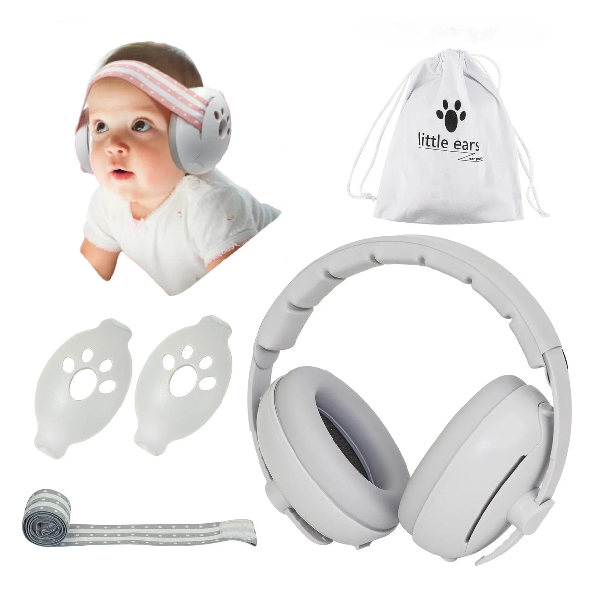 Baby  Noise Cancelling Earmuffs for infants & Toddlers