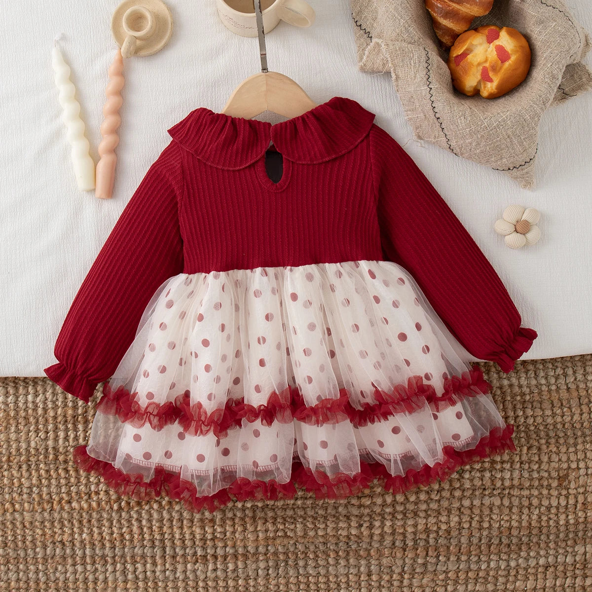 Autumn  Baby Girl Dress, Suitable For Babies Aged 6 Months To 3 Years Old