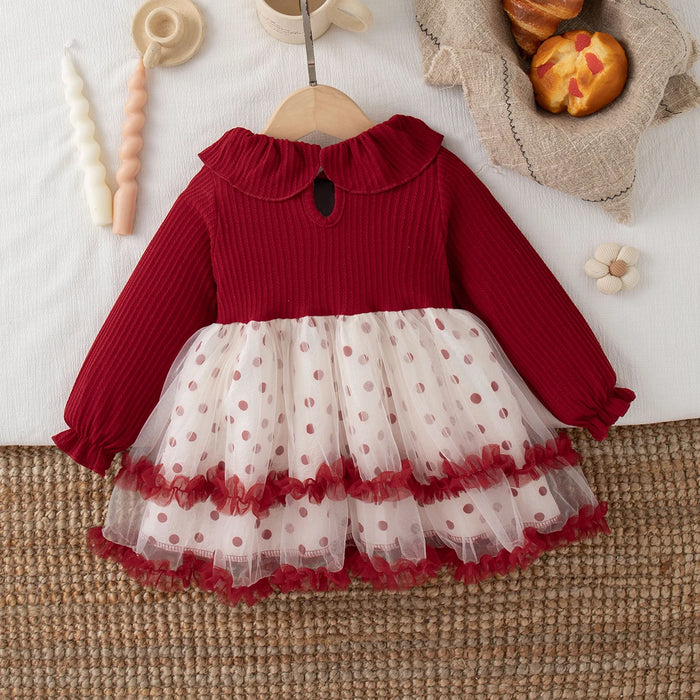 Autumn  Baby Girl Dress, Suitable For Babies Aged 6 Months To 3 Years Old